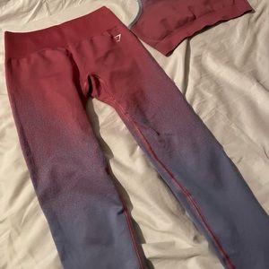 Gym shark pants xs top s .